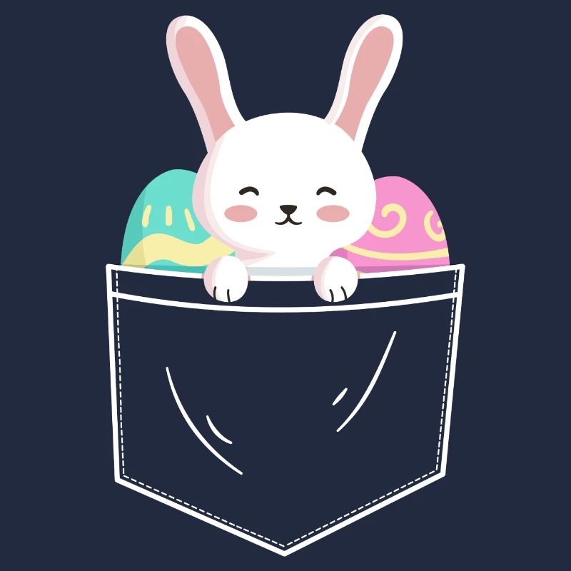 Funny Easter & Easter Eggs in the Breast Bag