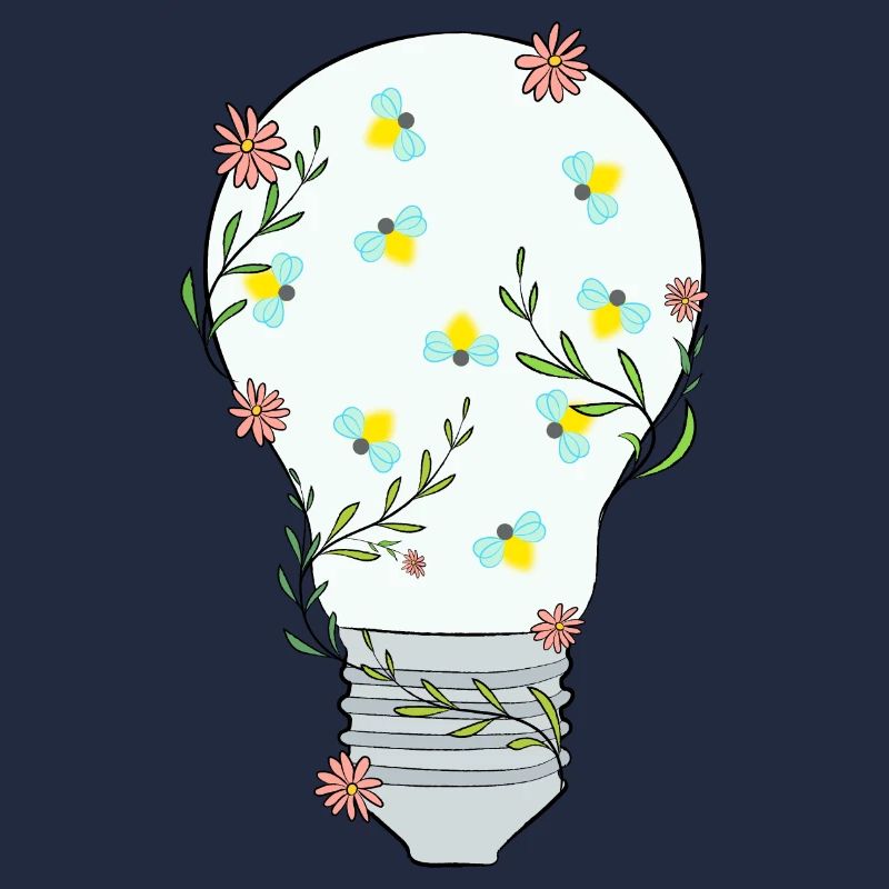 Blumen glühbirne