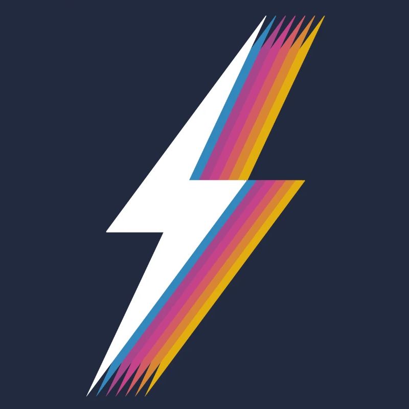 Retrocolor 80s Blitz - Lightning Bolt