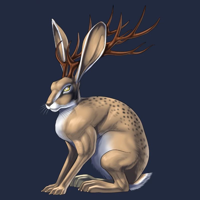Créature cryptide Jackalope