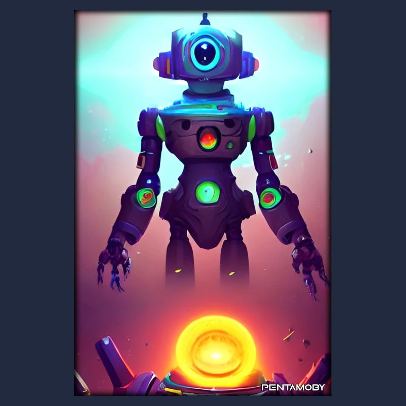 Robot Future Science Machine de science-fiction