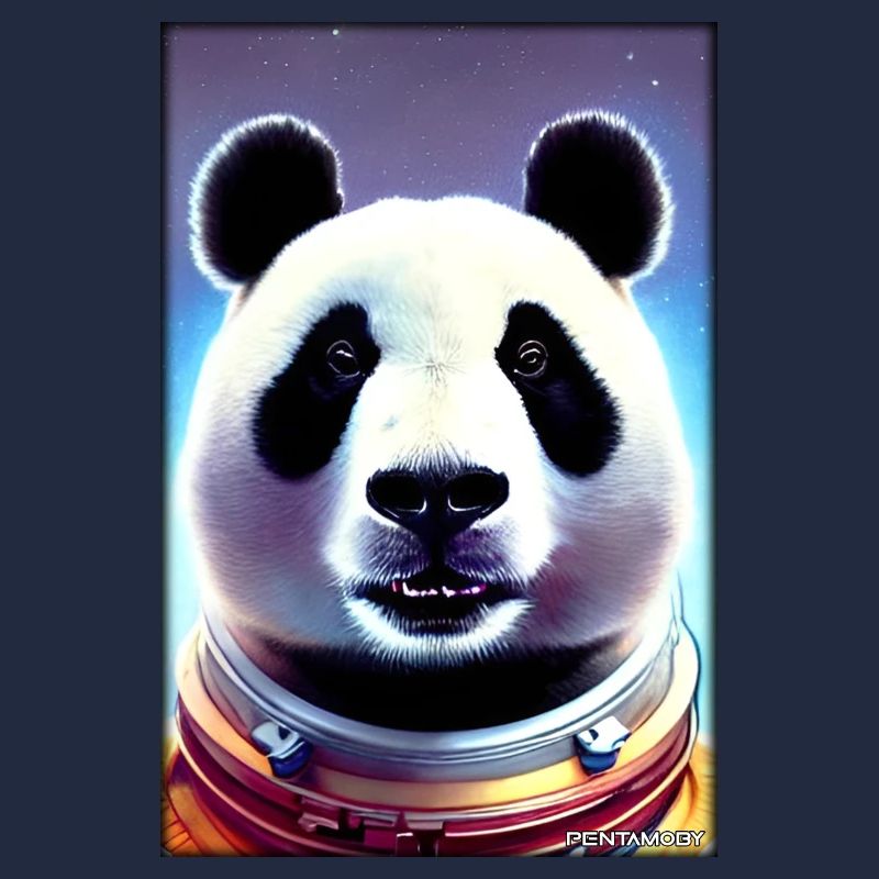 Panda Bear Panda Astronaut Future Sci-Fi Technology