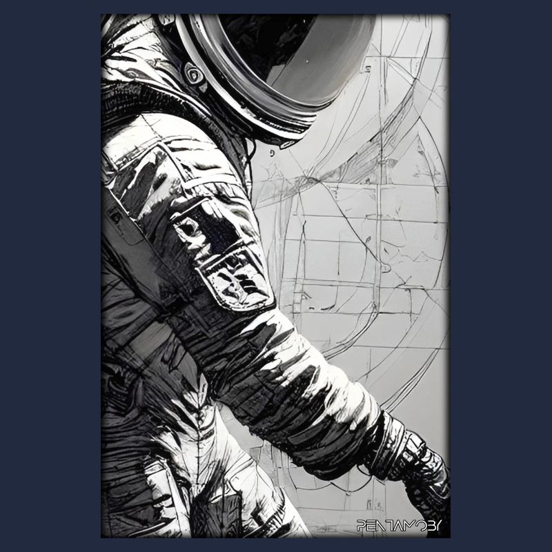 Technologie de science-fiction Astronaut Future