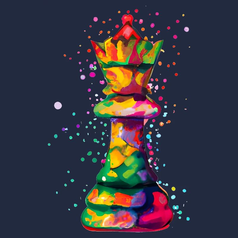 Kunst Schachfigur Königen