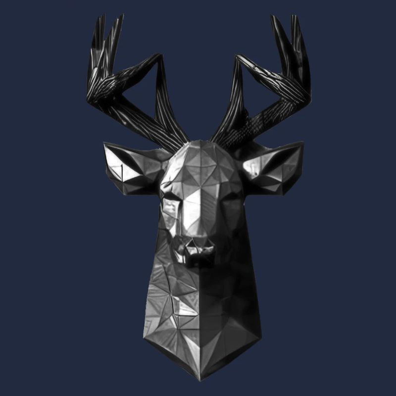 Polygon Design Hirsch Tierkopf