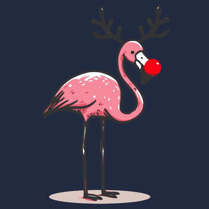 Weihnachts Flamingo