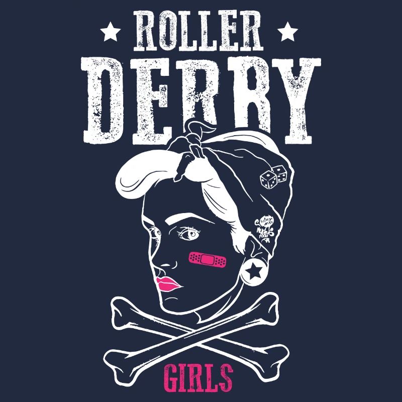Roller Derby Skater Girl Rollerblading Inline