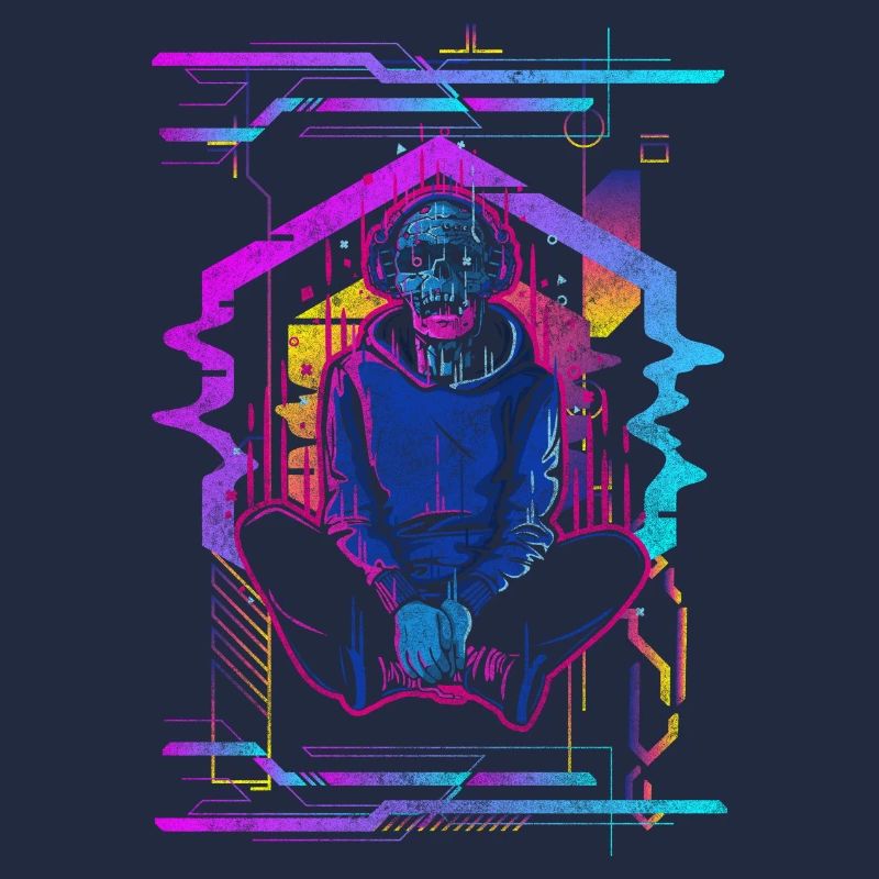 Future Android Neon Gaming