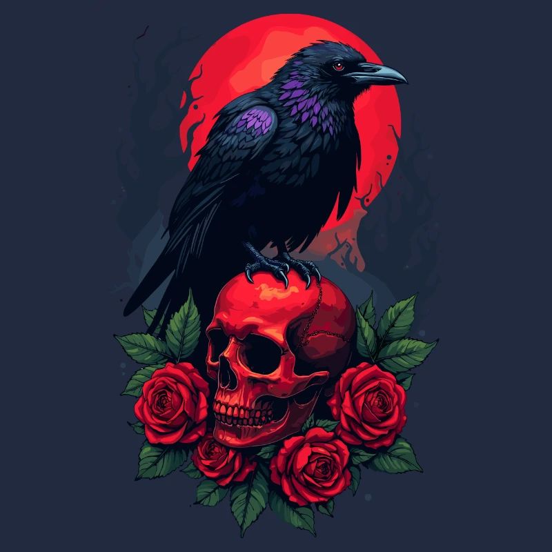 Corbeau majestueux