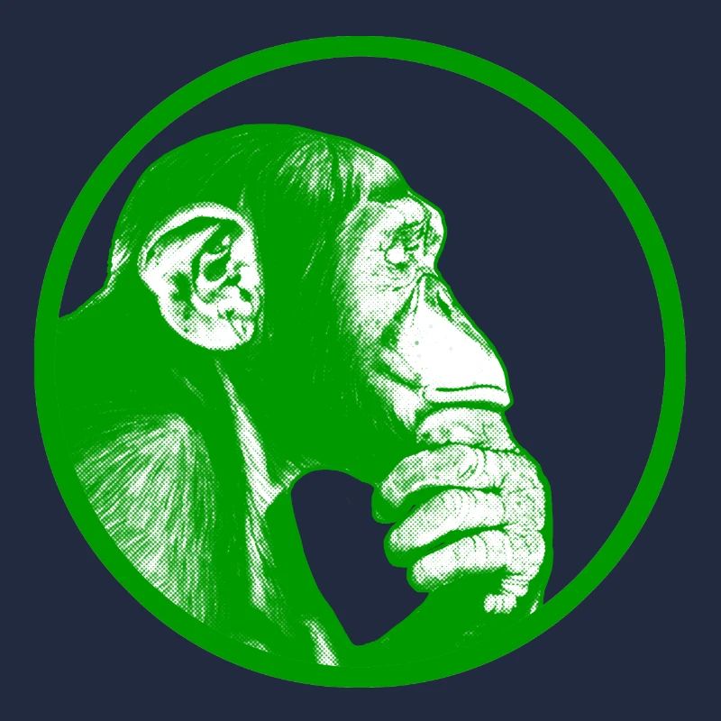 Pensez à des chimpanzés singes