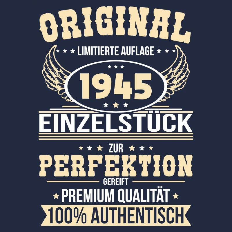 80e anniversaire - Pièce unique originale de 1945