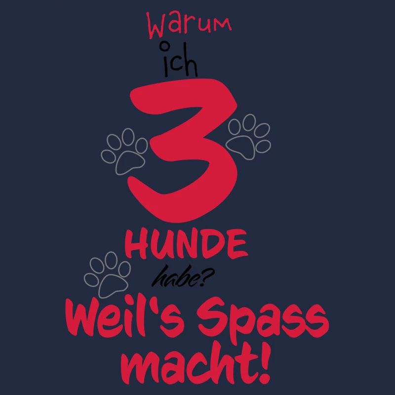 Warum ich 3 Hunde habe mit Pfoten