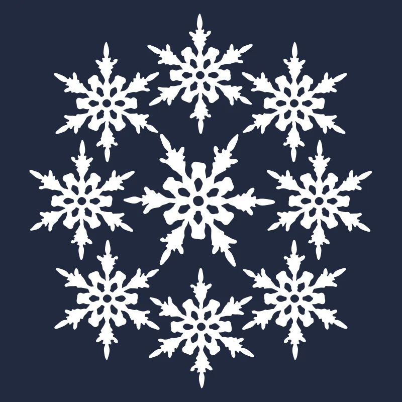 circle round pattern design cool winter cold snow