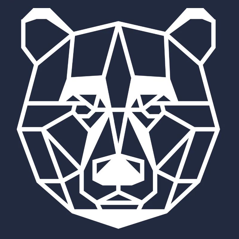 Ours composé de formes géométriques