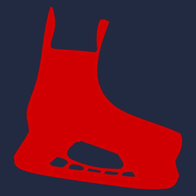 Schlittschuh rot