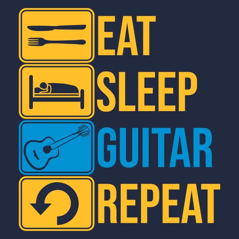 Repeat playing guitar daily