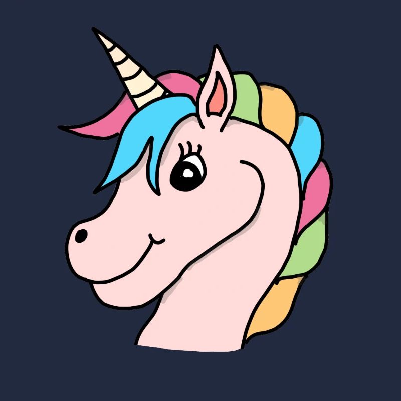 Einhorn Regenbogen Rosa