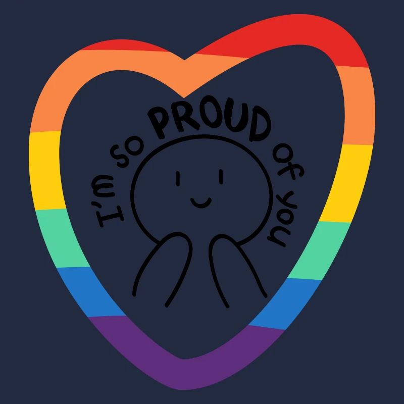 LGBT Pride Month Rainbow Love-ich bin so stolz auf dich