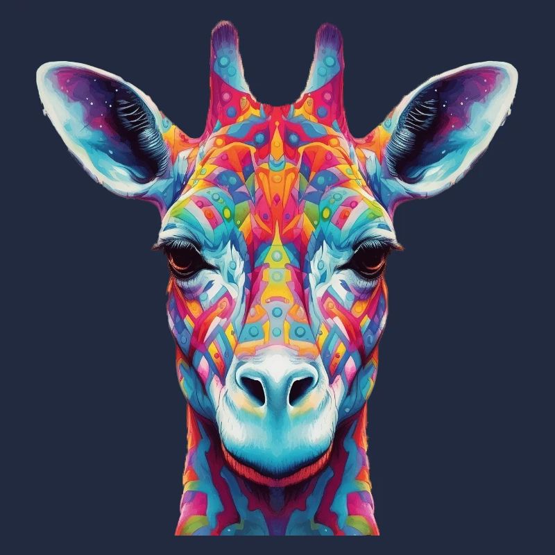 Psychedelische Giraffe