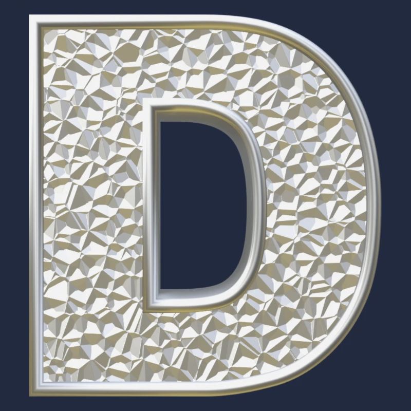 D, letter, letter D, initial, initial D, monogram,
