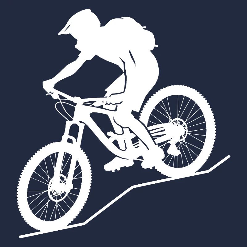Dynamic mountain biker