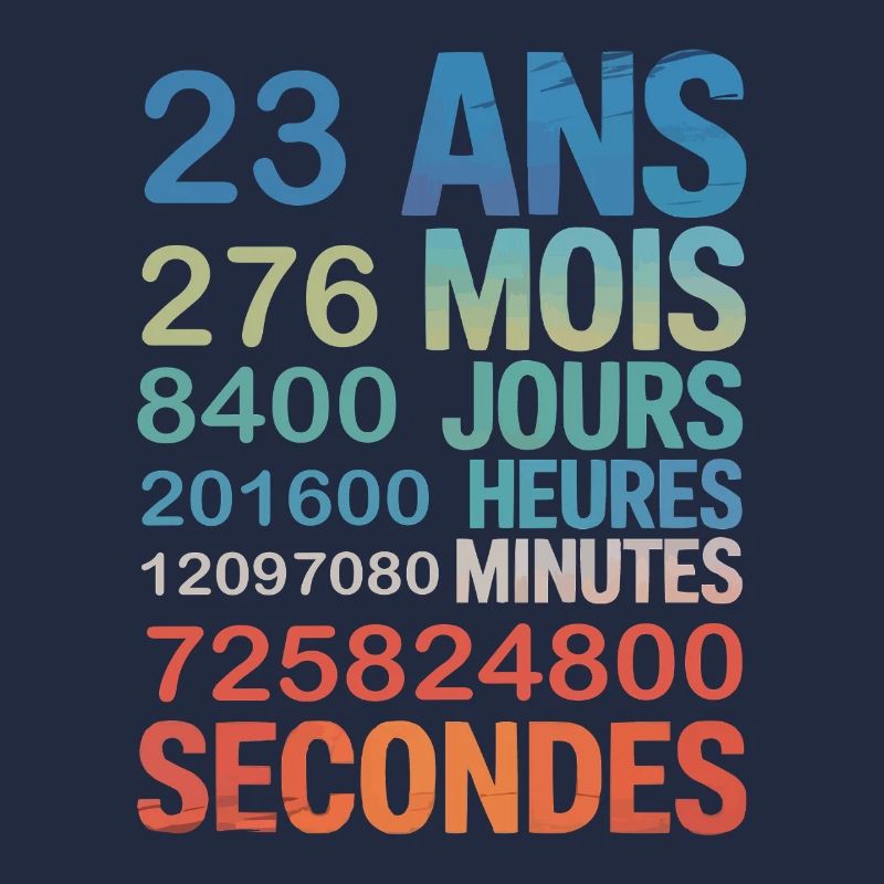 23 ans de vie – chaque seconde compte