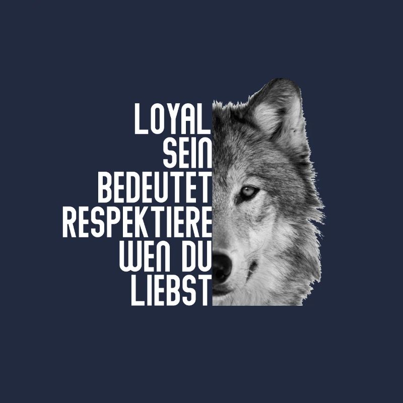 Loyal Loyalty Wolf Gift