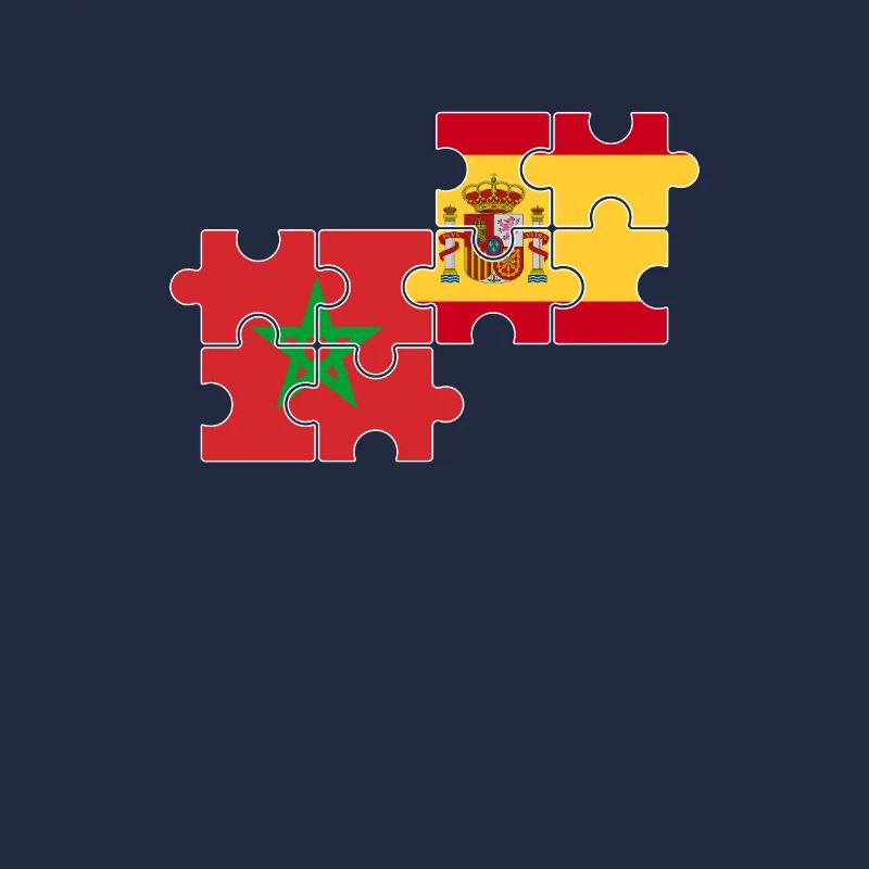 Morocco Spain Flag Spanish Moroccans