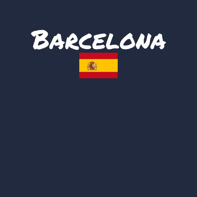 Barcelone, Espagne, Drapeau espagnol, Espagnols