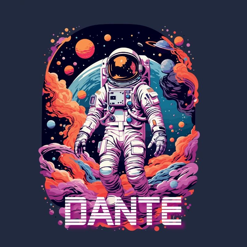 DANTE - Beautiful boy name with cool astronaut