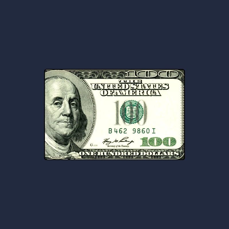 100 $ Dollars - Argent comptant