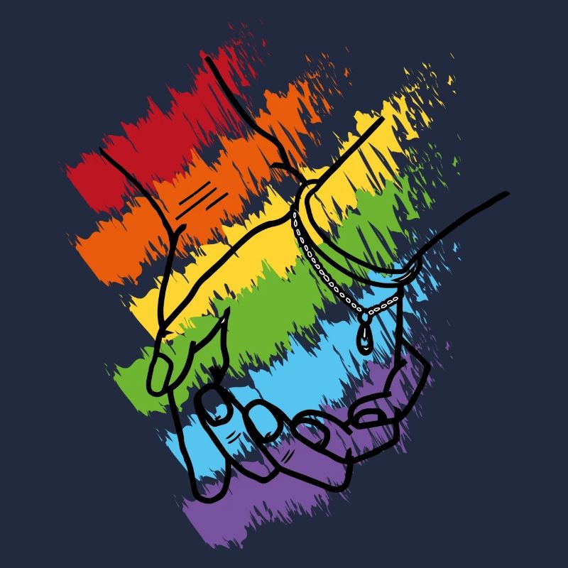 Haendchen halten Regenbogen 2