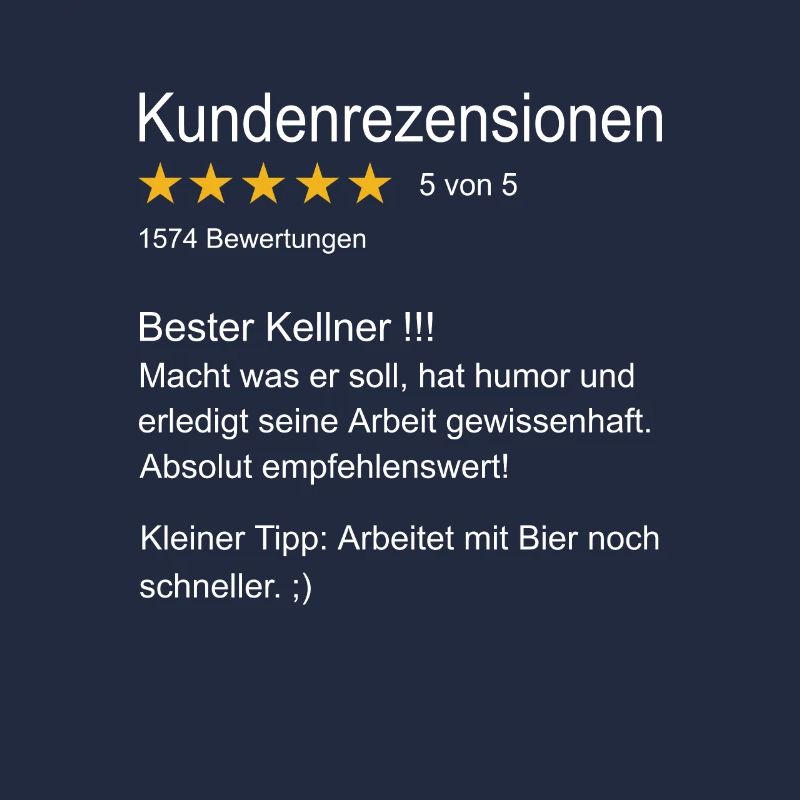 Kellner Bester Kellner Bedienung Oberkellner