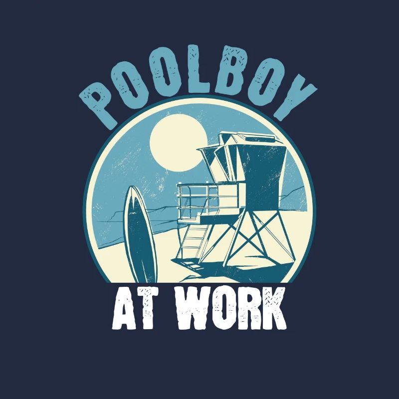 Poolboy At Work Pool Junge Pool Boy