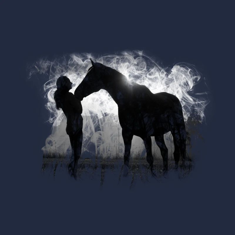 Mädchen mit Pferd