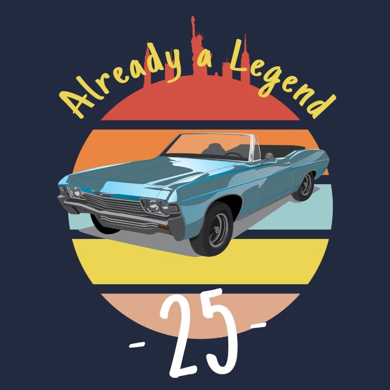 Auto Oldtimer Already Legend - 25. Geburtstag