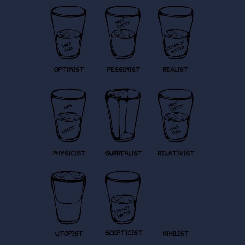 Point de vue - Le verre est ... variante noire