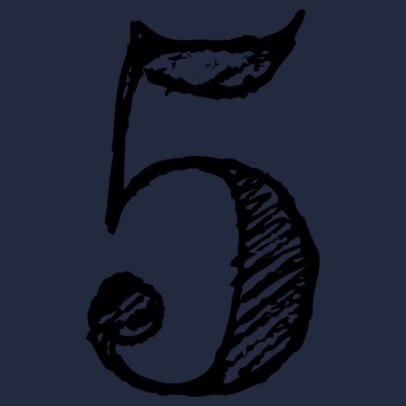 Abbildung 5 eins - Nummer 5 (hand-drawn)