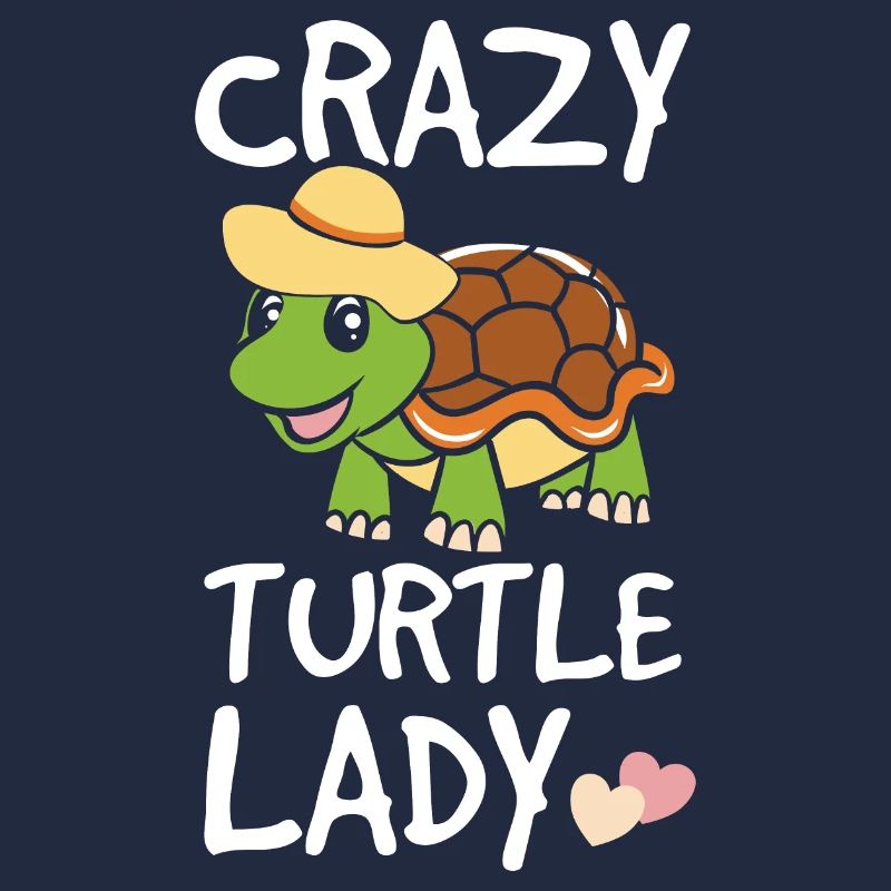 Funny Turtle Crazy Turtle Lady Gift