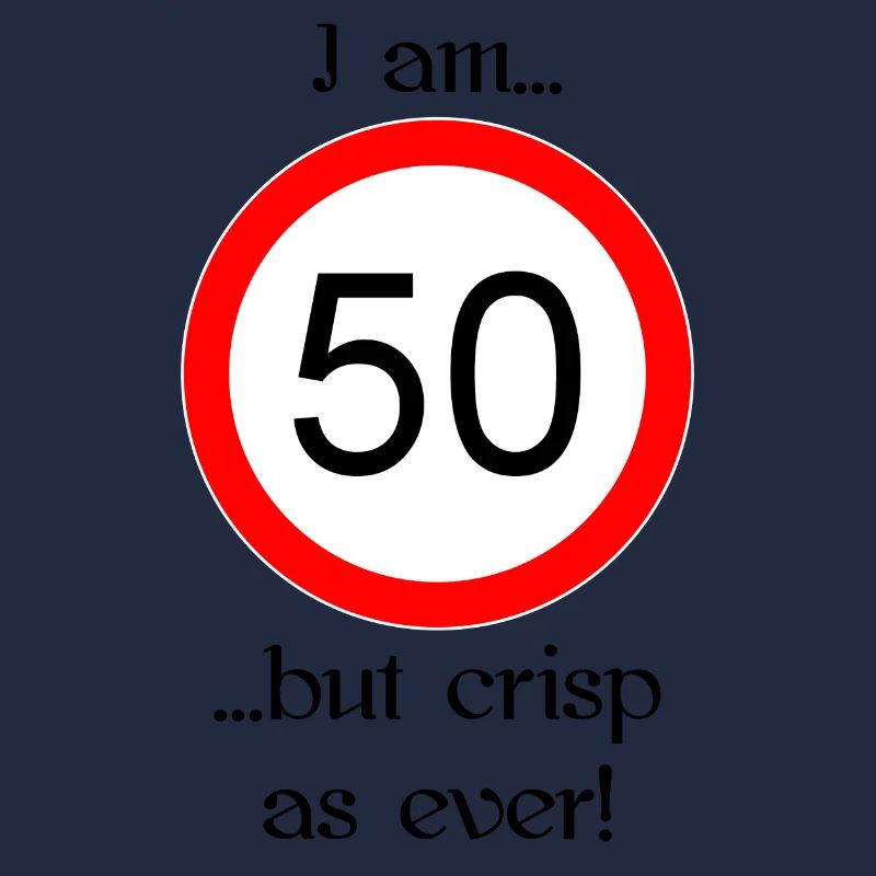 50 years but crisp script black