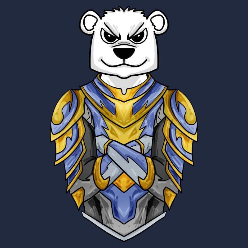 Ritter Eisbär cool Bär Polarbär