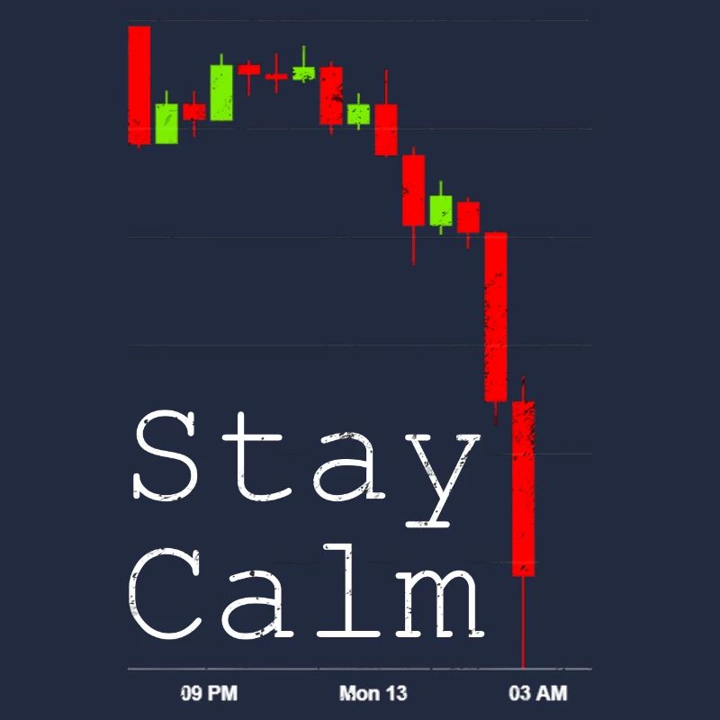 Trading de crypto-monnaie Dip Forex Trader Restez calme