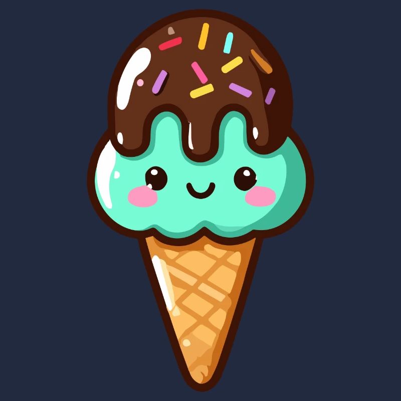 Süßes Pistazien-Schoko-Eis