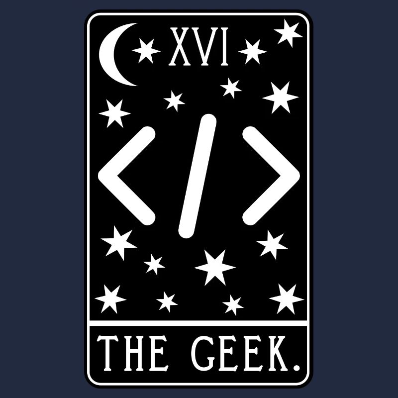 Programmierer Tarotkarte - Code für Entwickler von Programmier-Geeks