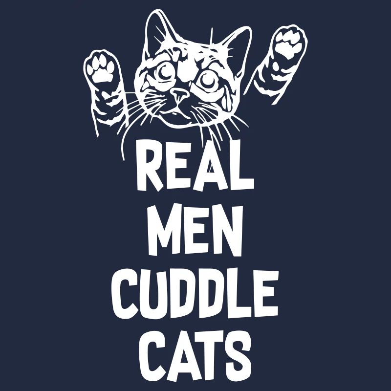 Real Man Cuddle Cats