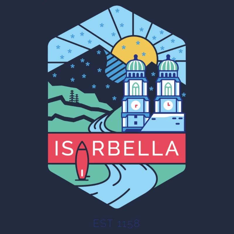 Isarbella im Winter