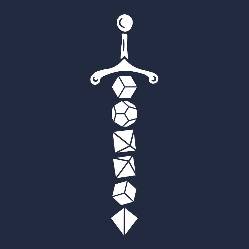 Polyédrique Dice épée