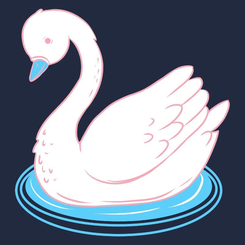 Trans Pride Schwan