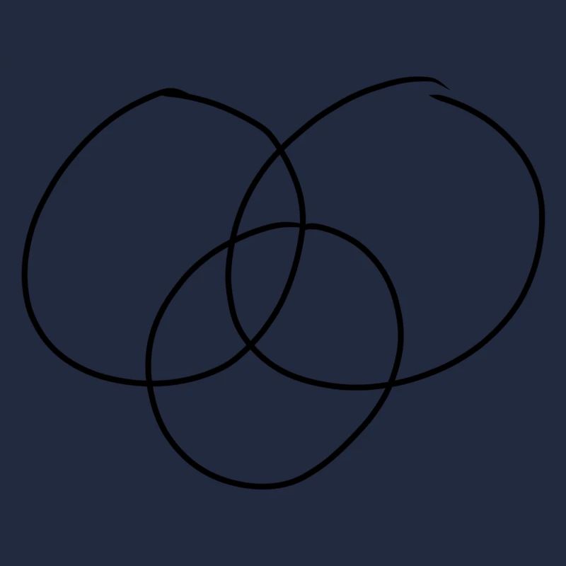 three circles form a circle