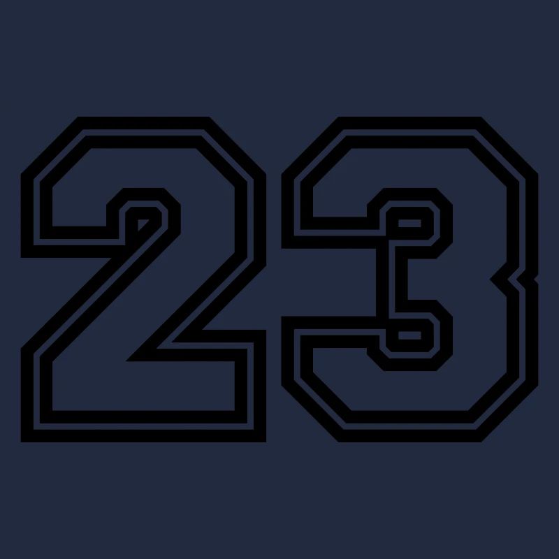 23 Zahl symbol